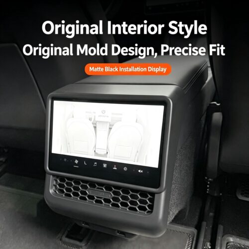 Full Coverage Rear Air Vent Protector Frame For Tesla Model 3 Highland Refreshed / Model Y, Back Seat Air Outlet Anti-Scratch Guard Cover, Tesla Interior Upgrade Accessories