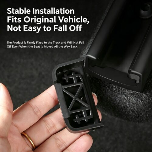 Tesla Model 3 Refresh / Model Y Seat Track Rail End Protective Caps, Anti-Kick Anti-Collision Seat Slide Rail Cover, Interior Modification Accessories